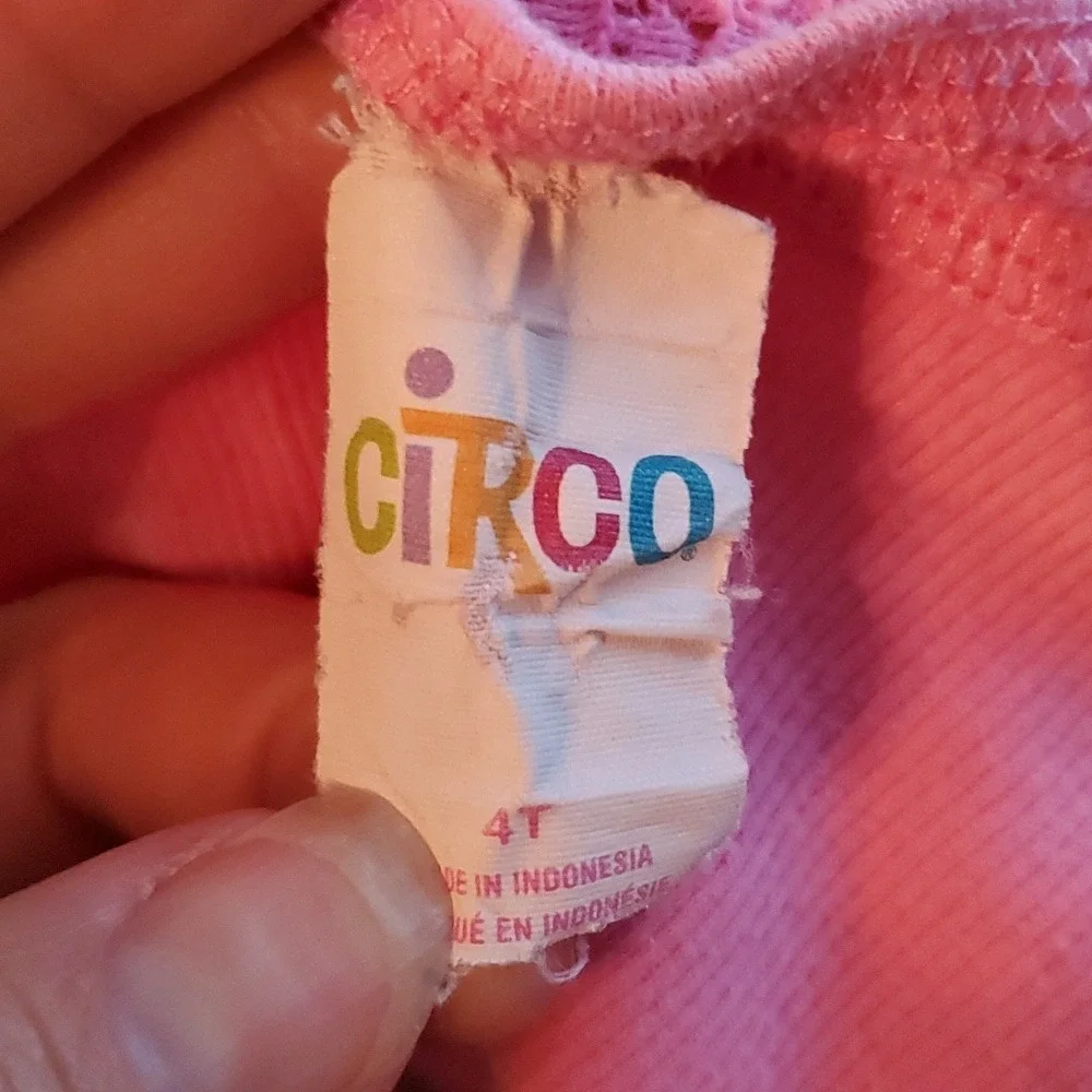Faded Glory Girls NWT Black Lace‎ Skirt with Circo Pink Lace Tank Top Size 4T
